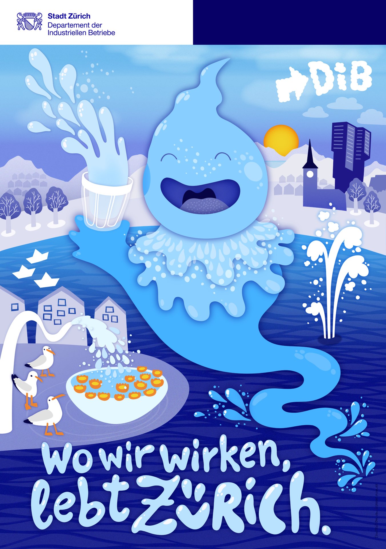 Künstlerische Umsetzung Agenda 2030 1 illustration stadtkraefte zuerich asheuer 2 1