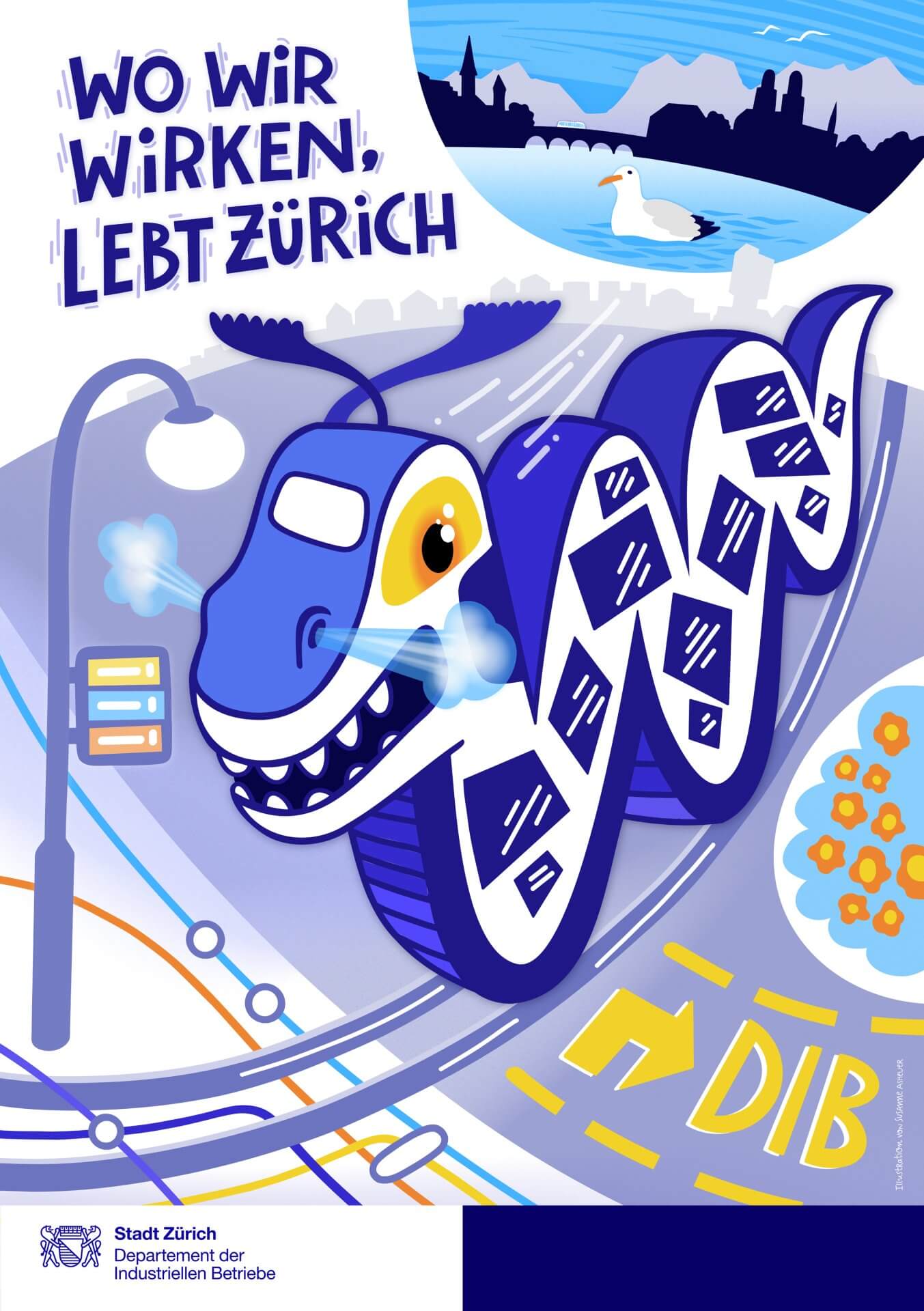 Künstlerische Umsetzung Agenda 2030 2 illustration stadtkraefte zuerich asheuer 3