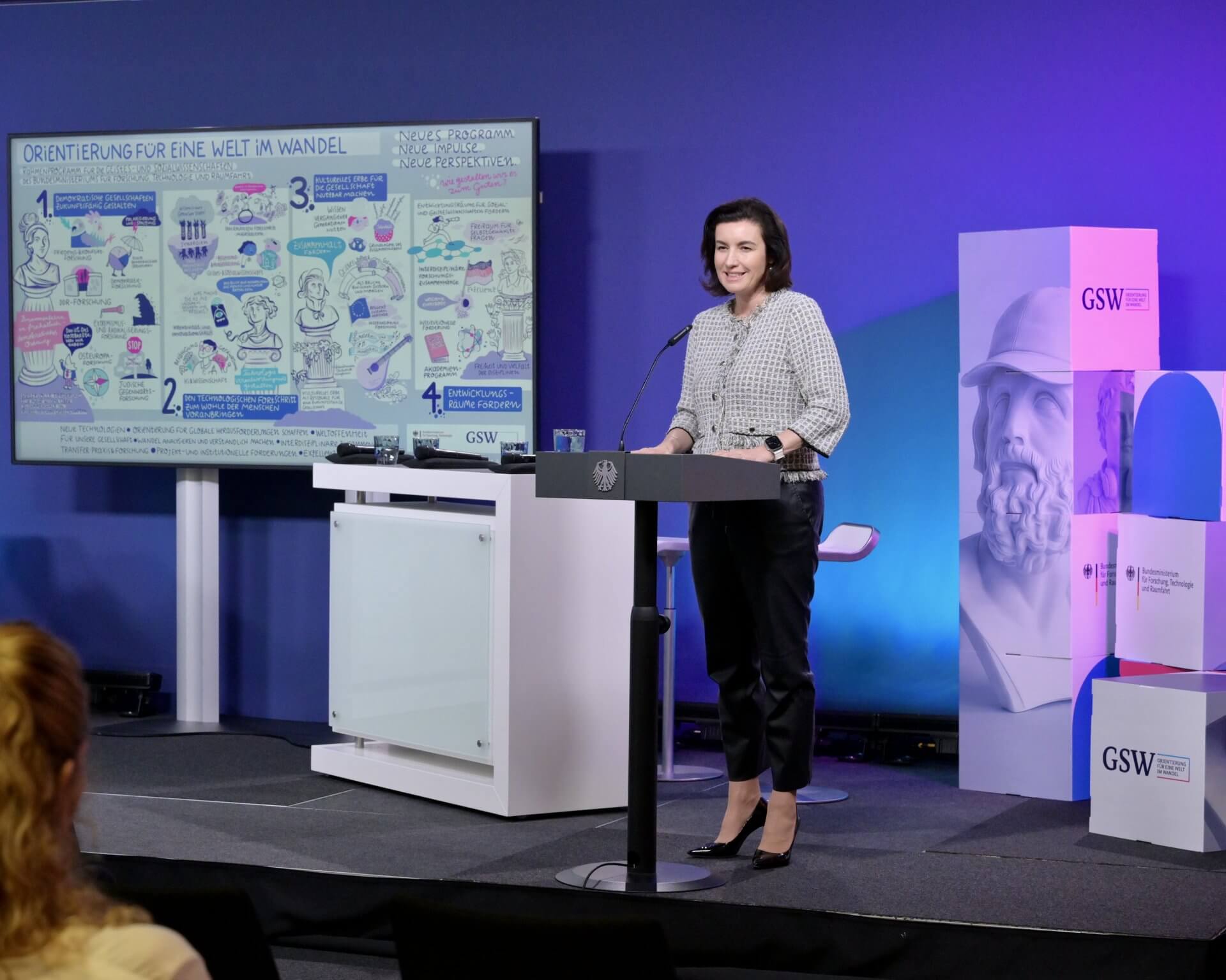 GSW Rahmenprogramm BMFTR 2 rahmenprogramm gsw illustration susanne asheuer praesentation dorothee baer foto